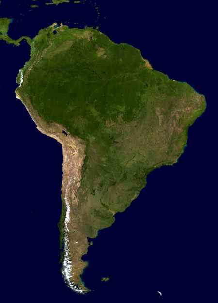 america map land brazil